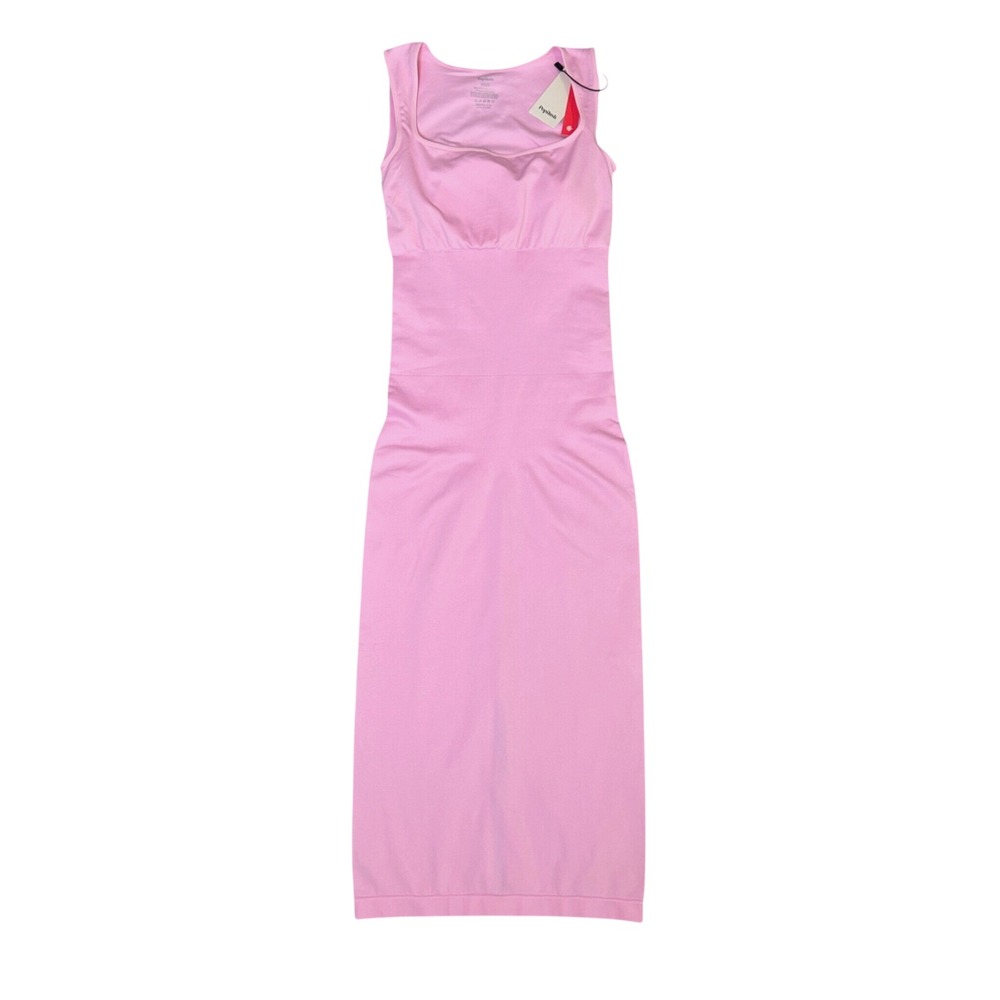Popilush NWT Women Shapewear Dress Pink Seamless Square Neck Slimming XS/S